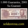 Billetes 2001 - 1.000 Guaranes
